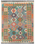 Maimana Afghanistan Kilim Rug - 193 x146 cm - Handmade