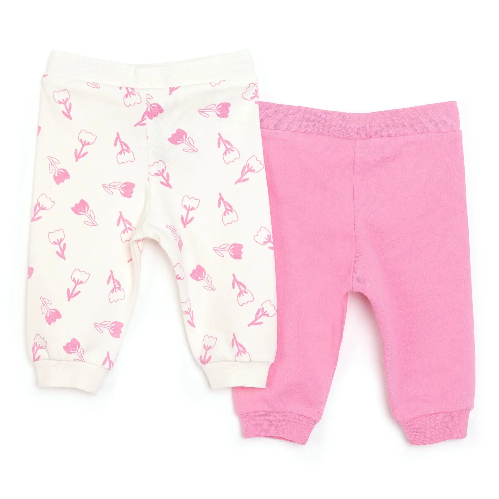 HelloBaby Basic Girl Joggers 2 pcs - Fuchsia