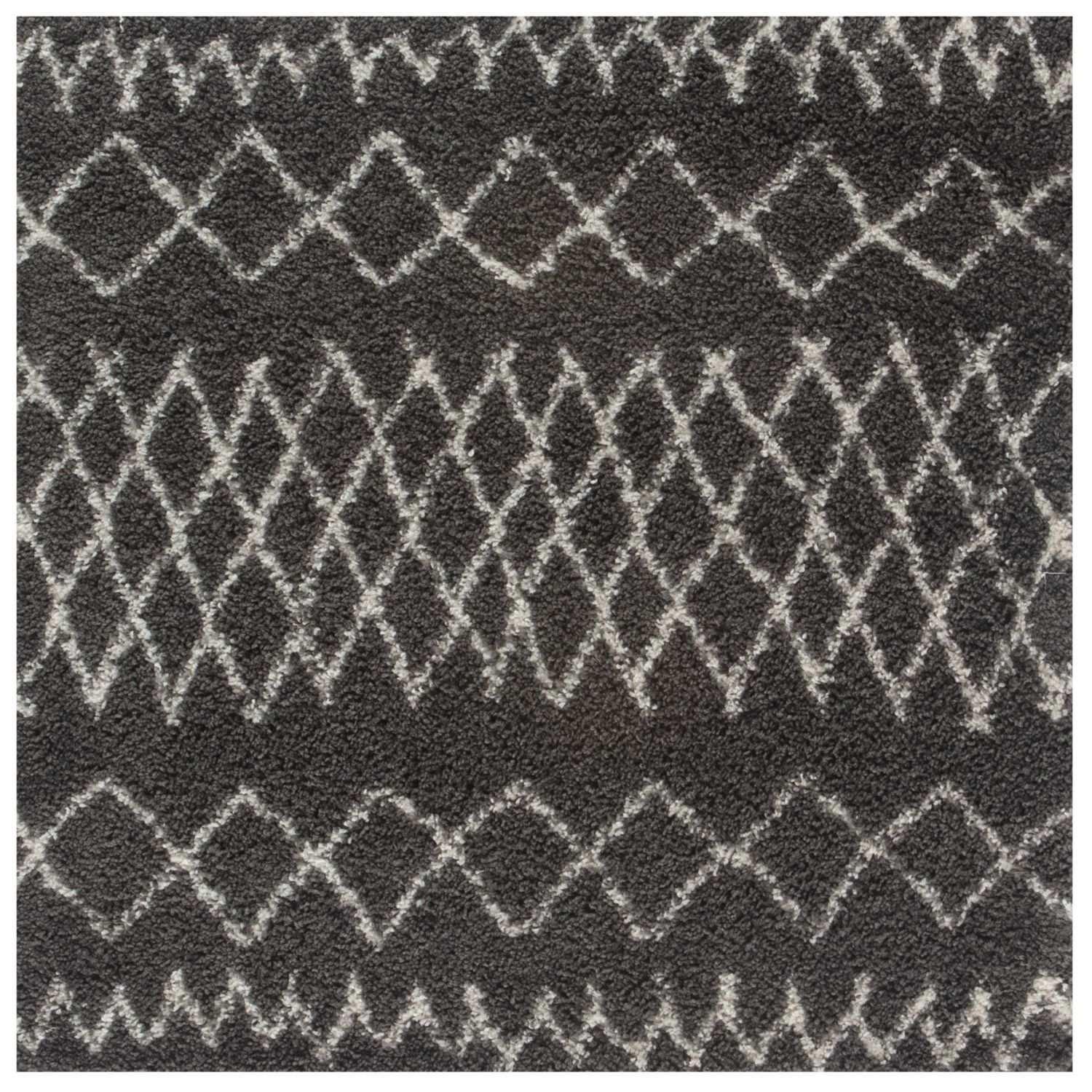 940MoroccanDarkGreyShaggyRug-2 - Bobobiy