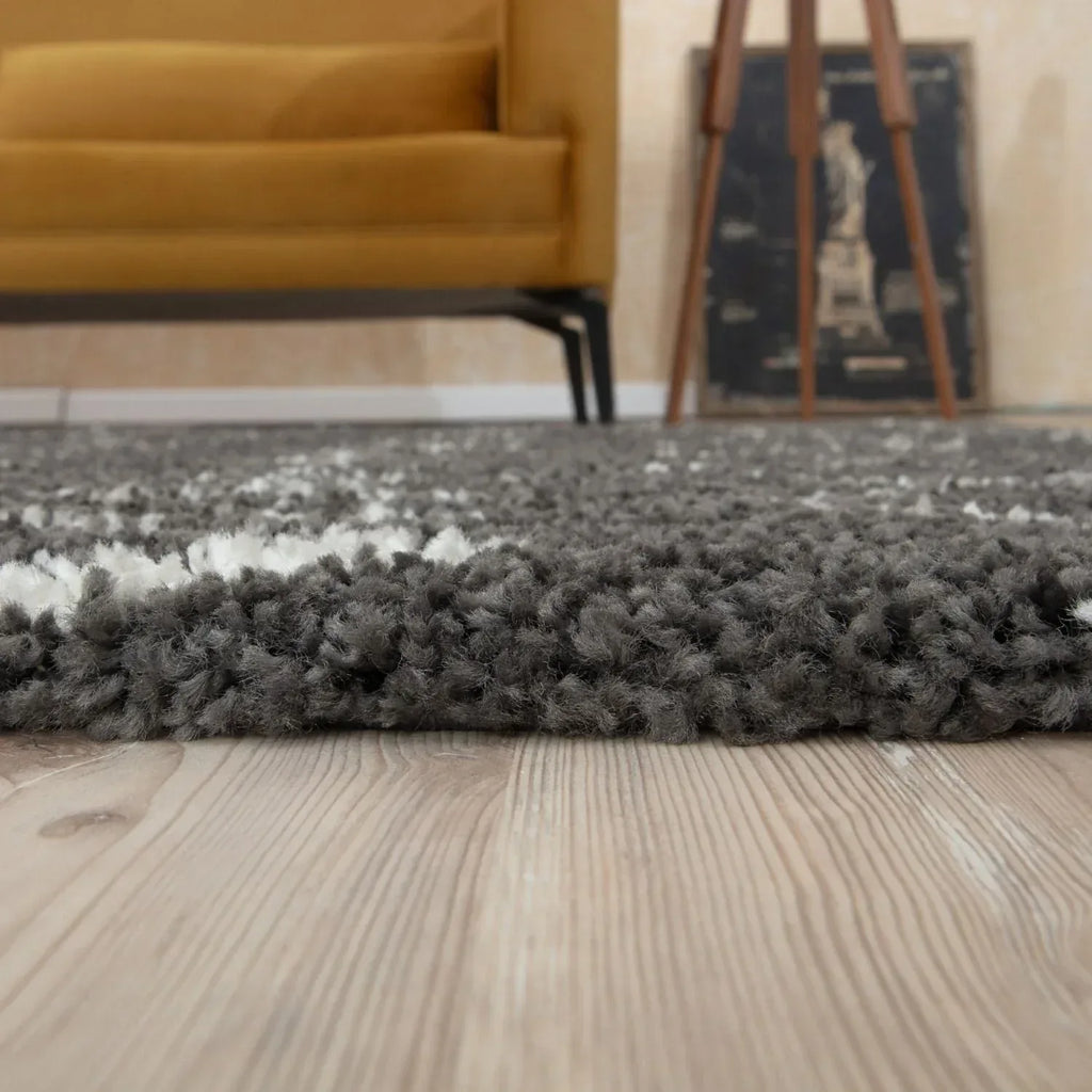 940MoroccanDarkGreyShaggyRug-7 - Bobobiy
