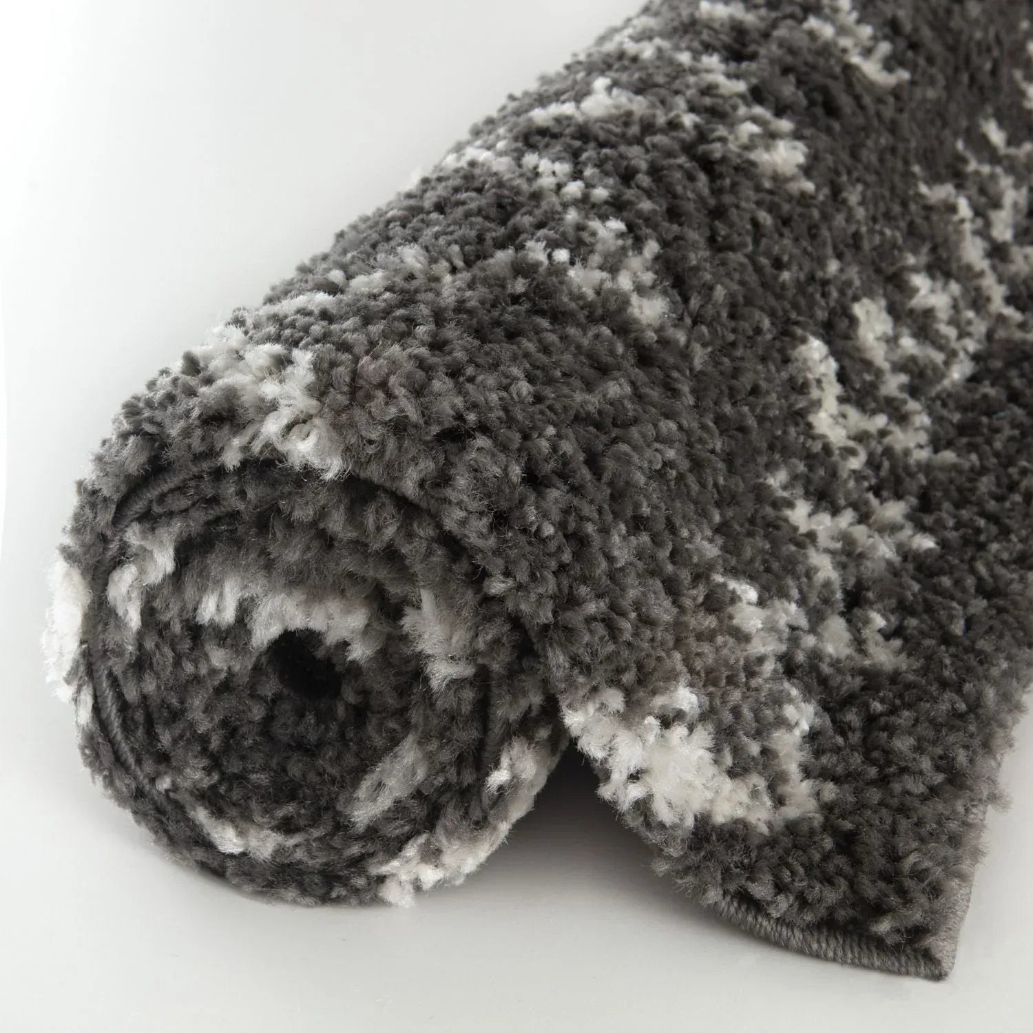 940MoroccanDarkGreyShaggyRug-8 - Bobobiy