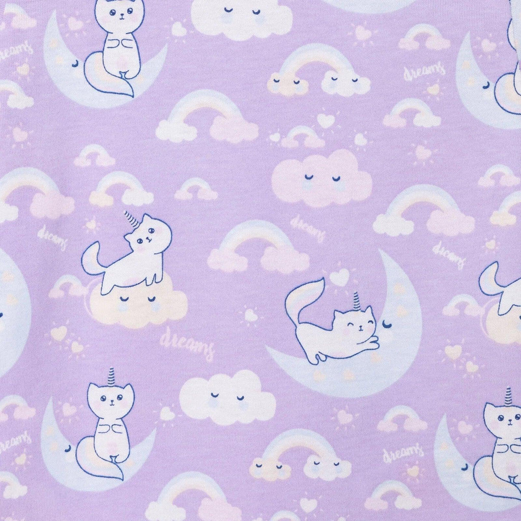 HelloBaby Girl Long Sleeve Pyjamas Set - Purple - Bobobiy