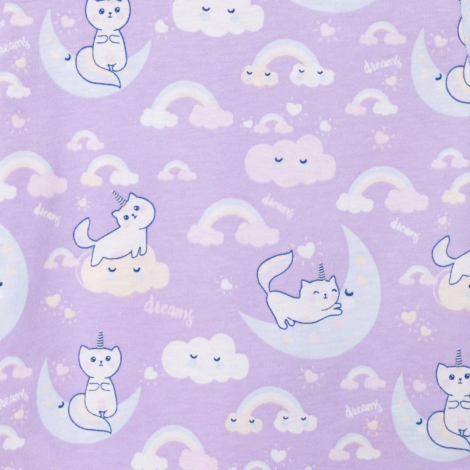 HelloBaby Girl Long Sleeve Pyjamas Set - Purple - Bobobiy