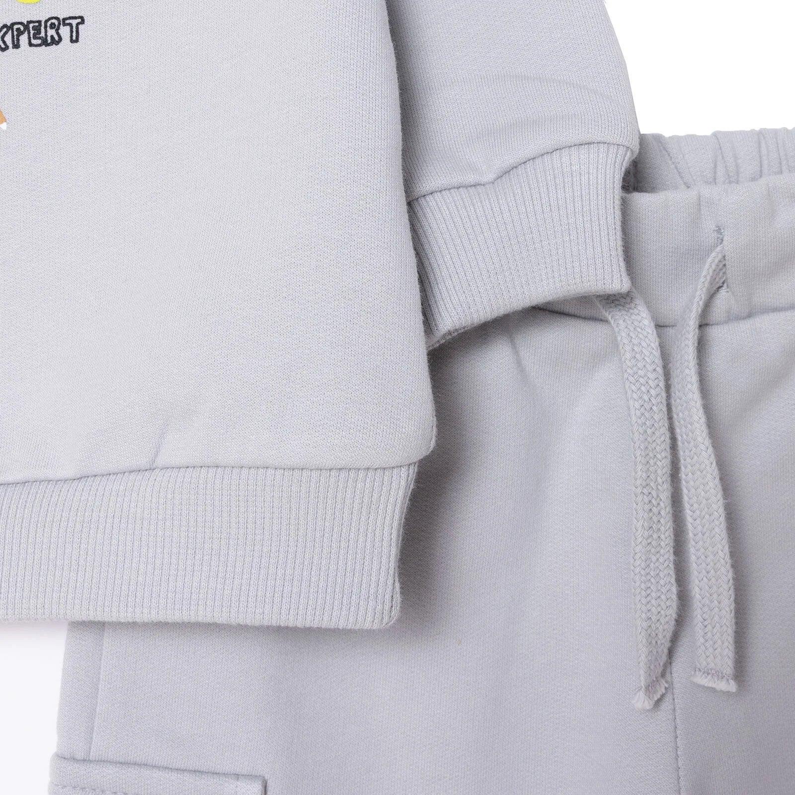 HelloBaby Jogging Set - Grey - Bobobiy