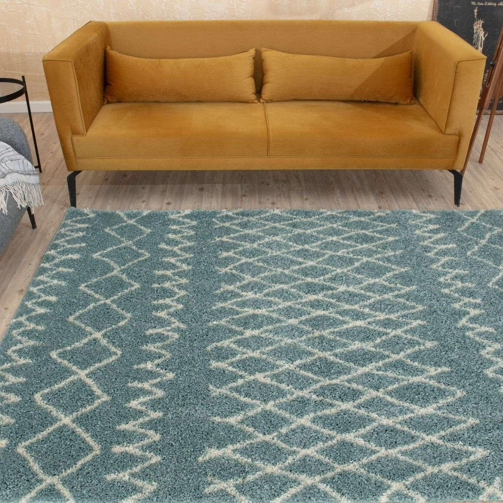 950MoroccanDuckEggBlueShaggyRug-11 - Bobobiy