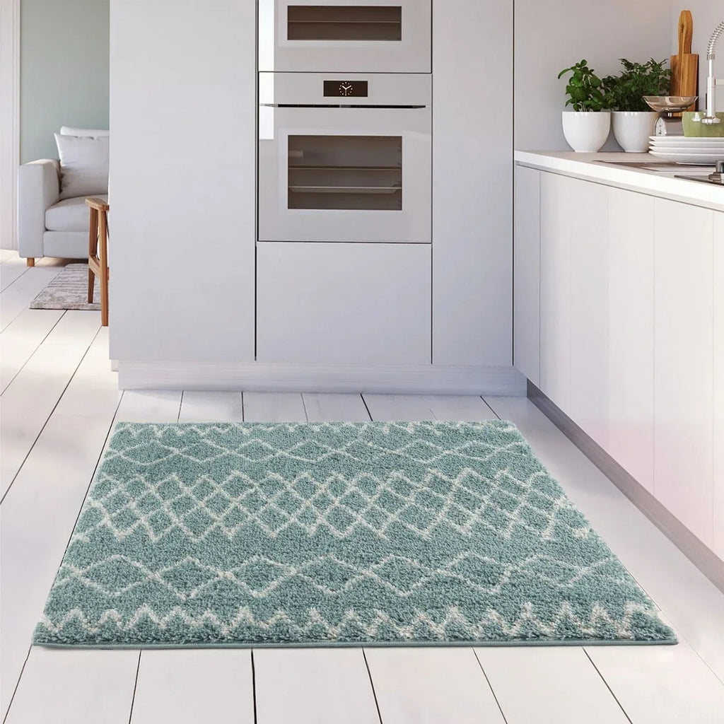 950MoroccanDuckEggBlueShaggyRug-17 - Bobobiy