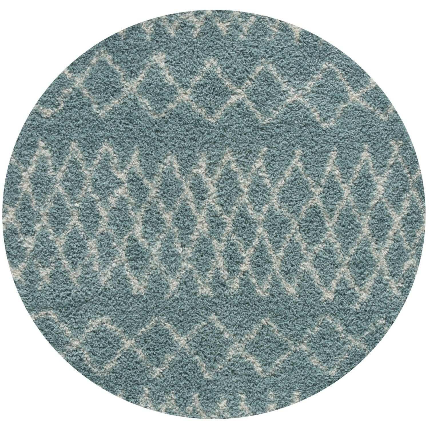 950MoroccanDuckEggBlueShaggyRug-3 - Bobobiy