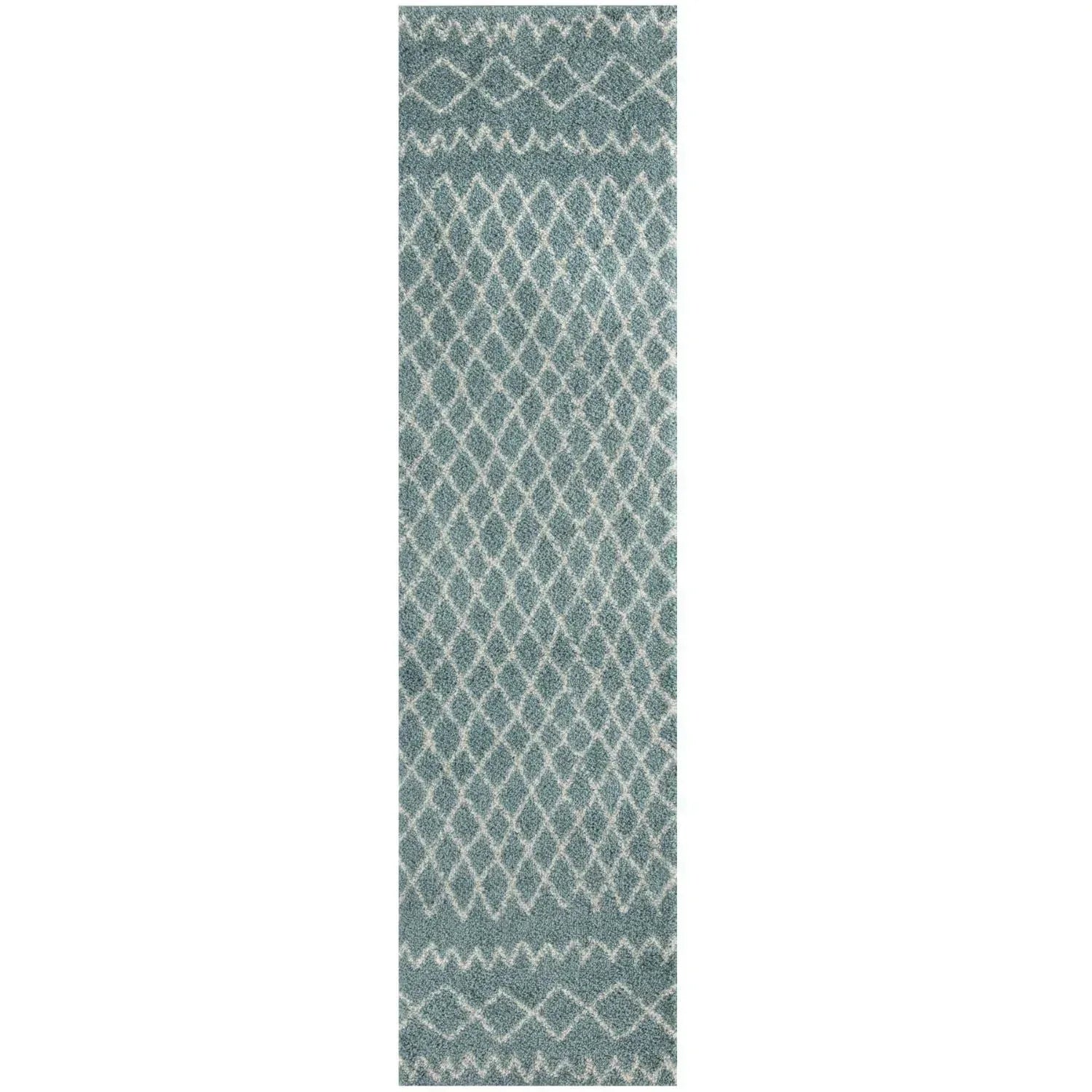 950MoroccanDuckEggBlueShaggyRug-4 - Bobobiy