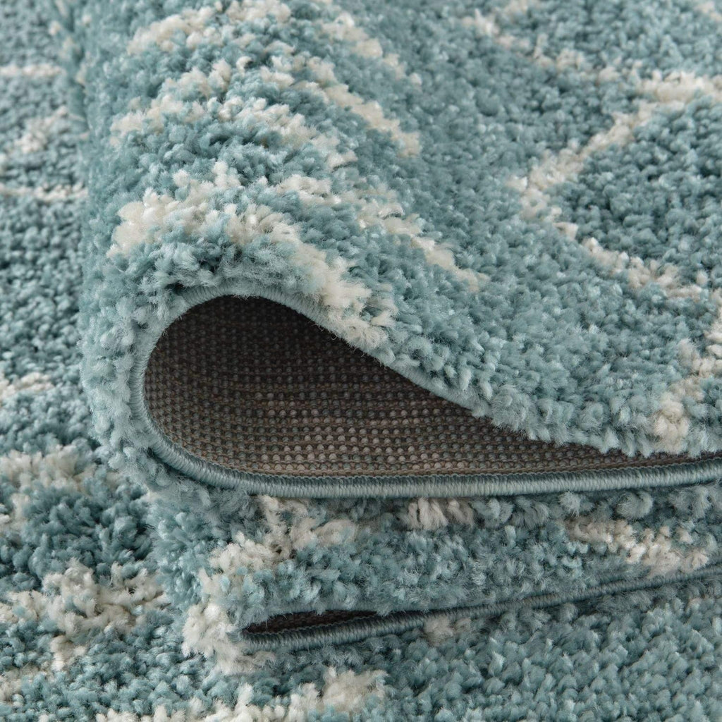 950MoroccanDuckEggBlueShaggyRug-6 - Bobobiy