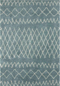 950MoroccanDuckEggBlueShaggyRug - Bobobiy