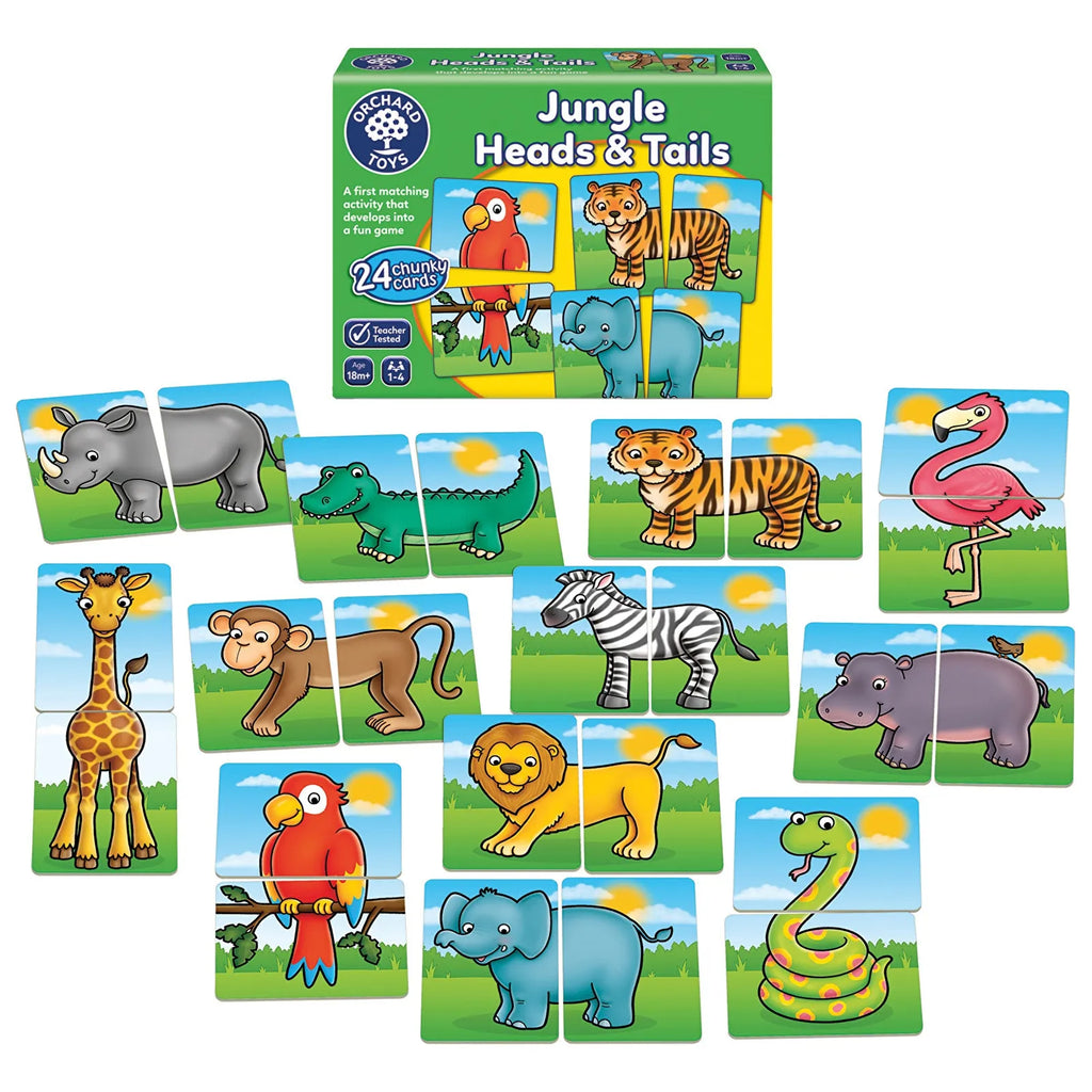 Orchard Toys Jungle Heads and Tails Game