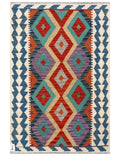 Maimana Afghanistan Kilim Rug - 129 x 85 cm - Handmade