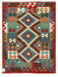 Maimana Afghanistan Kilim Rug - 120 x 88 cm - Handmade