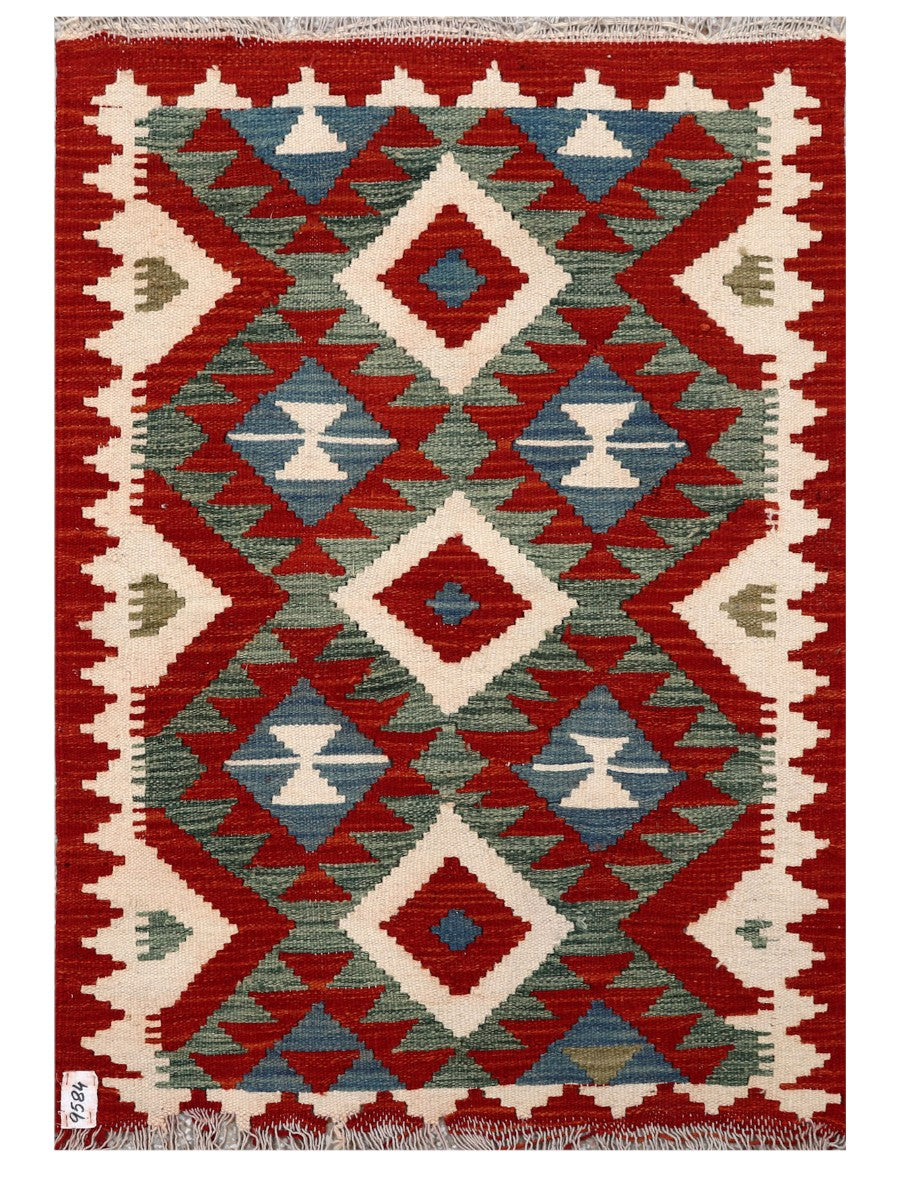 Maimana Afghanistan Kilim Rug - 116 x 81 cm - Handmade
