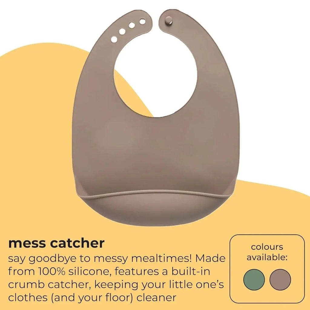 Vital Baby Nourish Mess Catcher - Natural Stone - Bobobiy