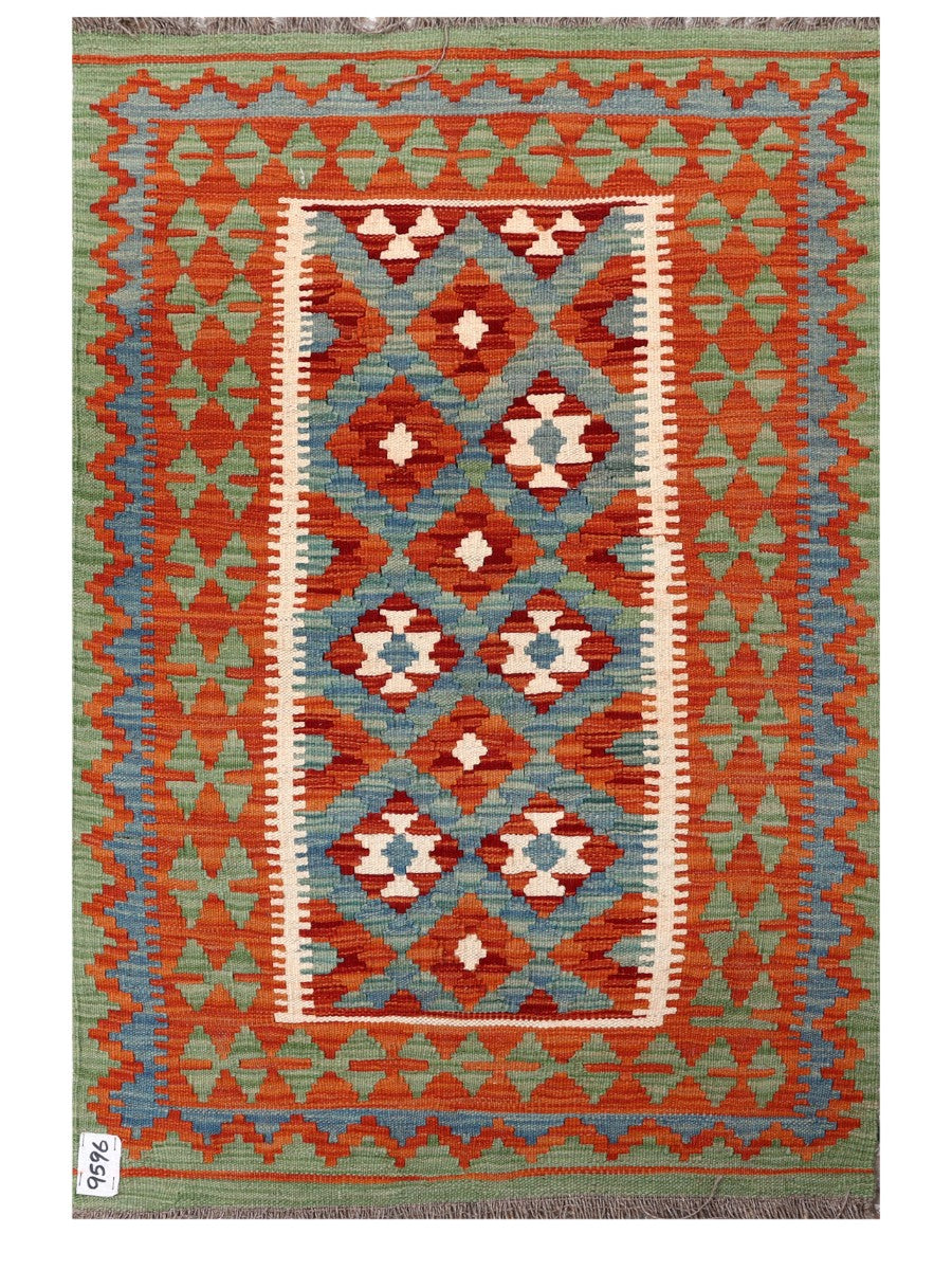 Maimana Afghanistan Kilim Rug - 116 x 78 cm - Handmade