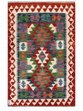 Maimana Afghanistan Kilim Rug - 123 x 79 cm - Handmade