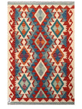 Maimana Afghanistan Kilim Rug - 127 x 82 cm - Handmade