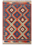 Maimana Afghanistan Kilim Rug - 122 x 82 cm - Handmade