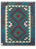 Maimana Afghanistan Kilim Rug - 107 x 84 cm - Handmade