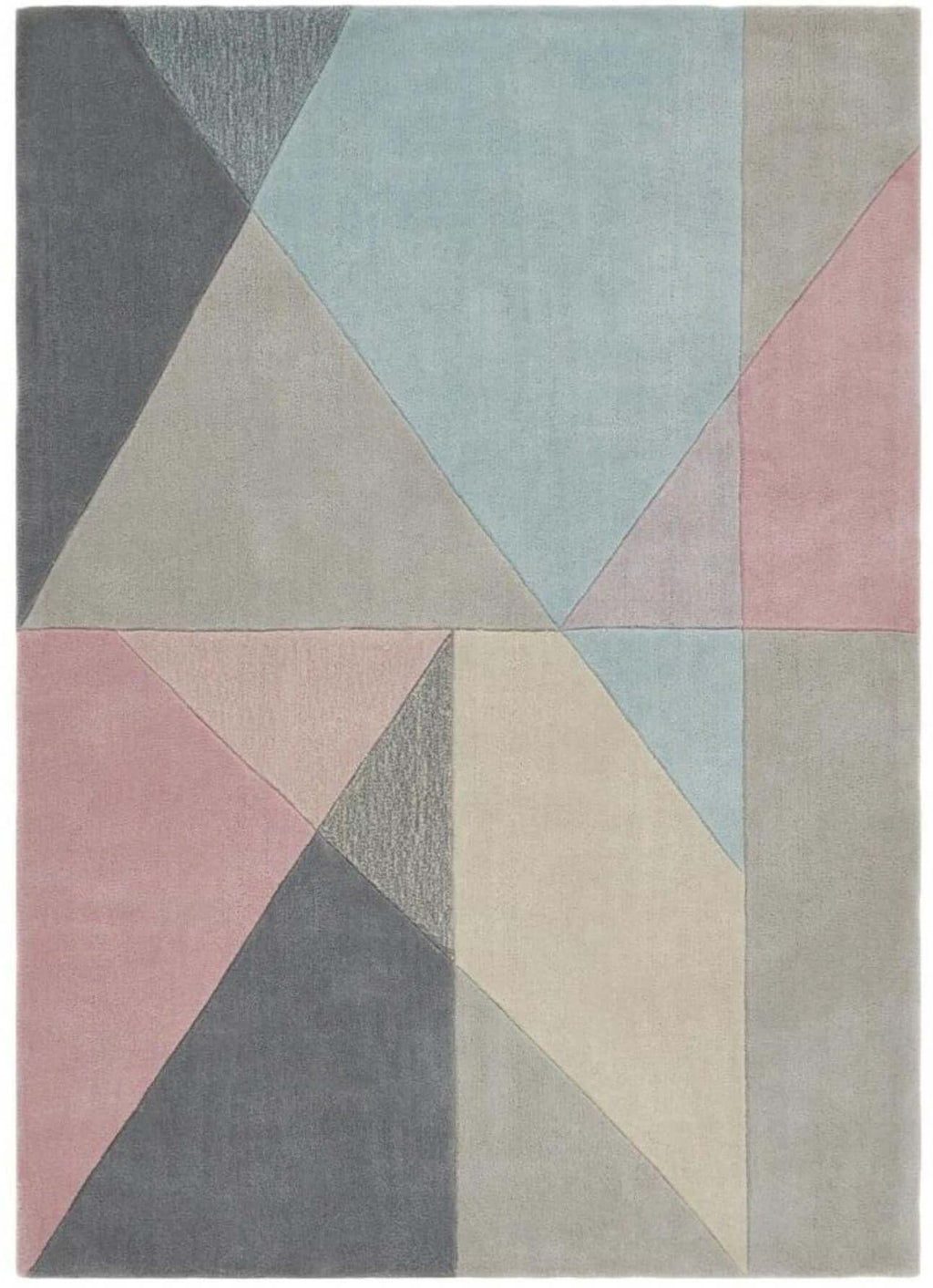 Trio Multi Pastel Geometric Rug