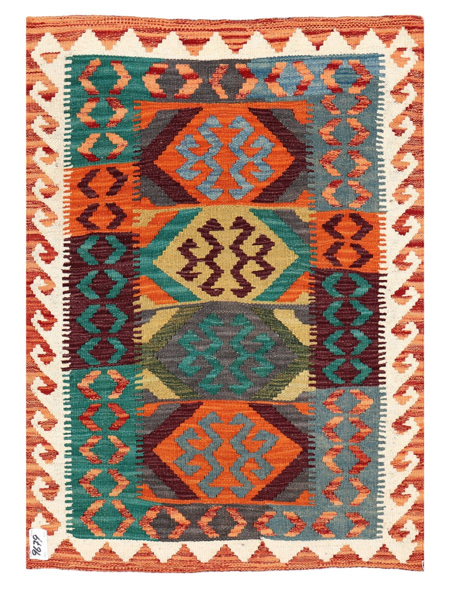 Maimana Afghanistan Kilim Rug - 111 x 78 cm - Handmade
