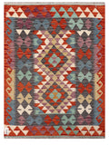 Maimana Afghanistan Kilim Rug - 115 x 85 cm - Handmade