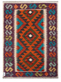 Maimana Afghanistan Kilim Rug - 113 x 82 cm - Handmade