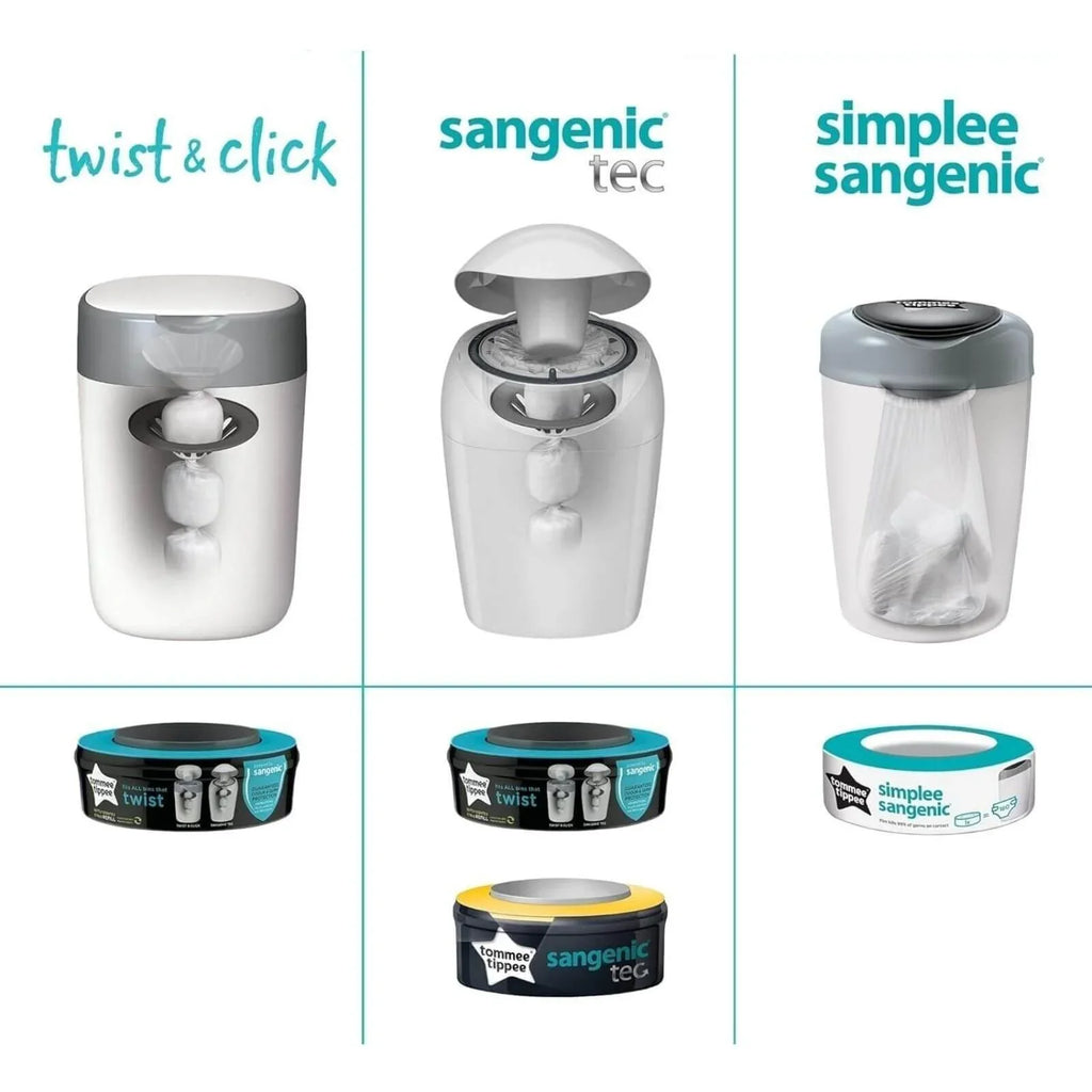 Tomme Tippee Sangenic Twist and Click Cassettes 3 pcs