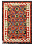 Maimana Afghanistan Kilim Rug - 122 x 86 cm - Handmade