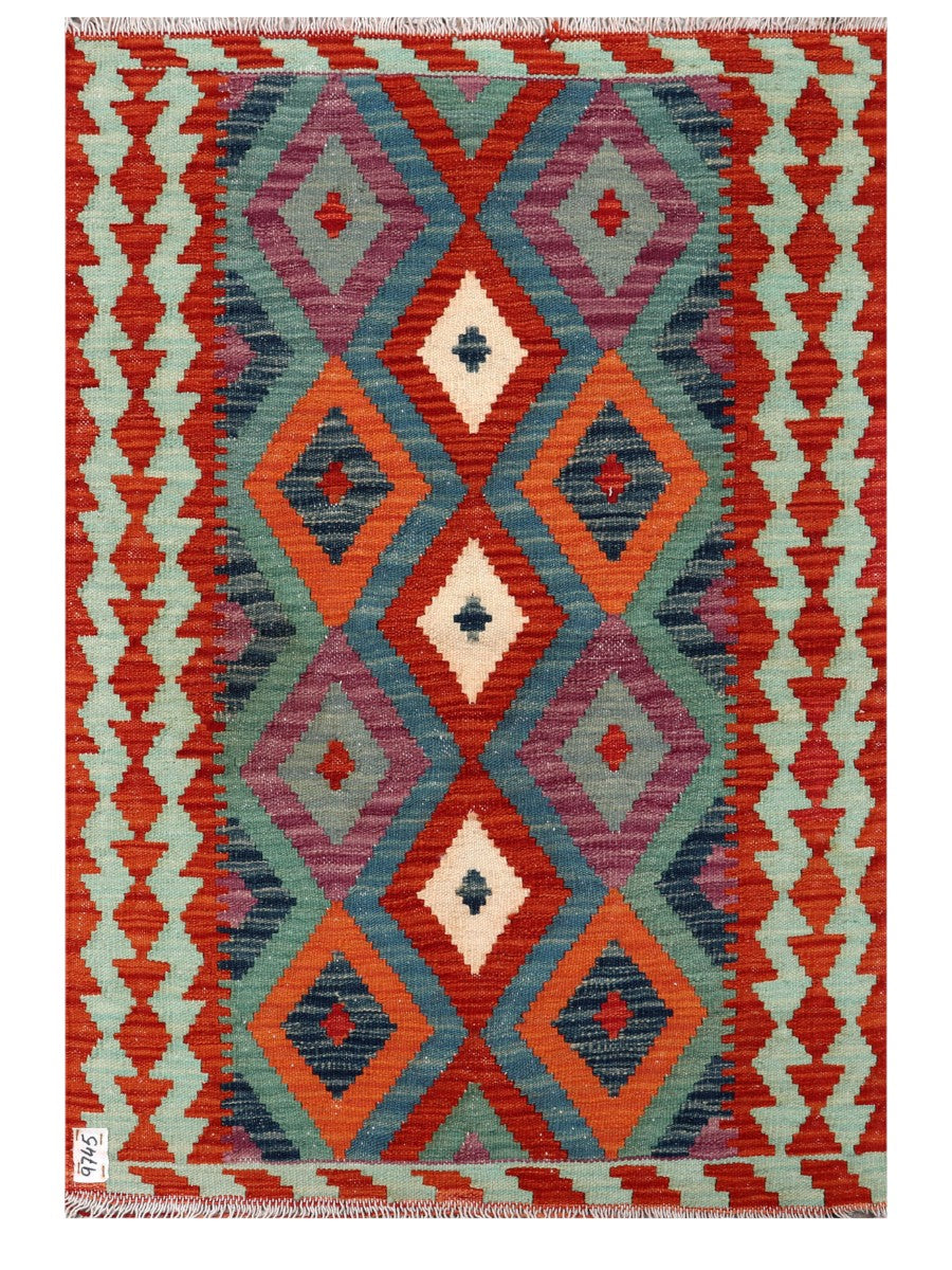 Maimana Afghanistan Kilim Rug - 127 x 87 cm - Handmade