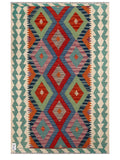 Maimana Afghanistan Kilim Rug - 134 x 87 cm - Handmade