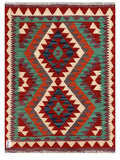 Maimana Afghanistan Kilim Rug - 113 x 83 cm - Handmade