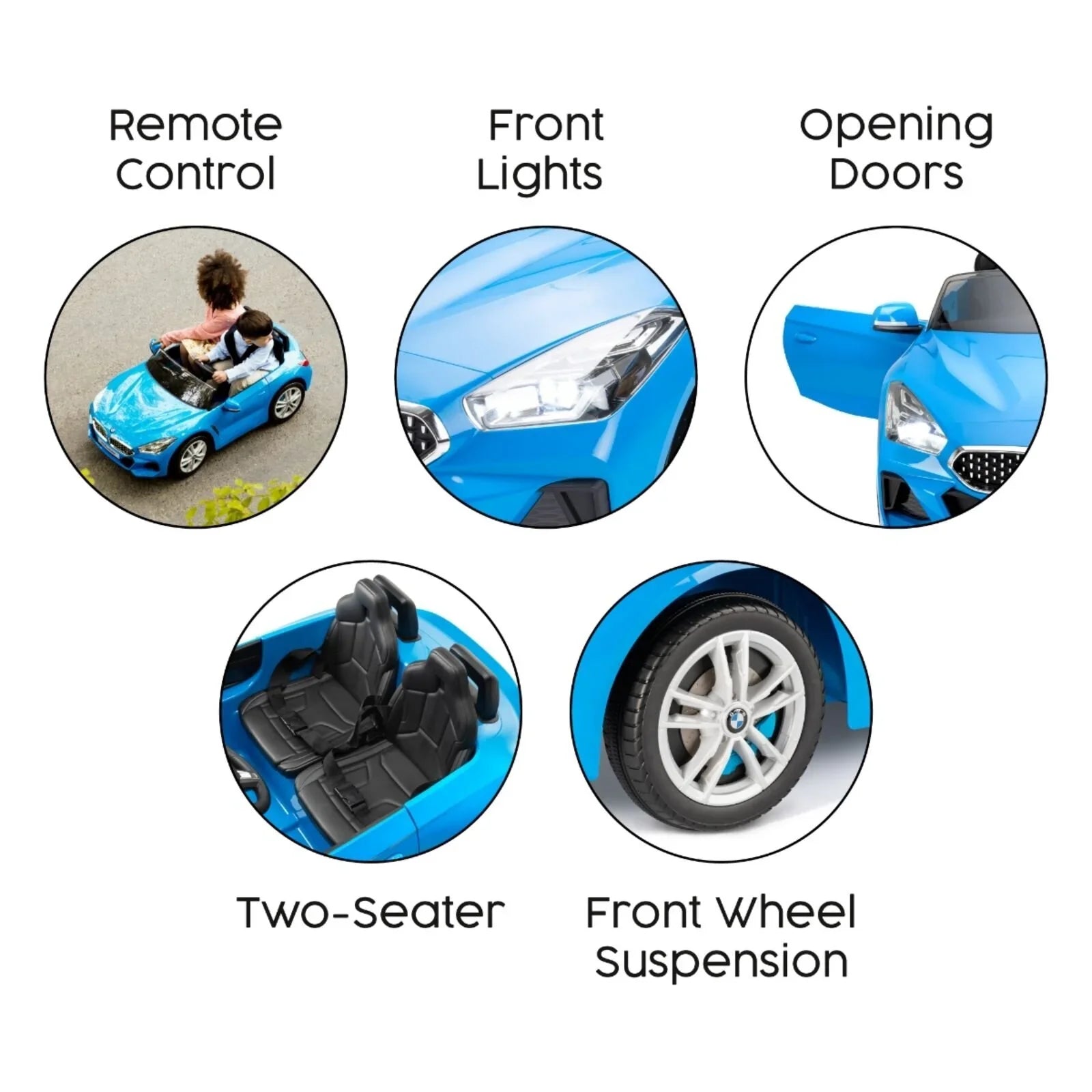 Xootz BMW Z4 12v Electric Ride-On - Blue