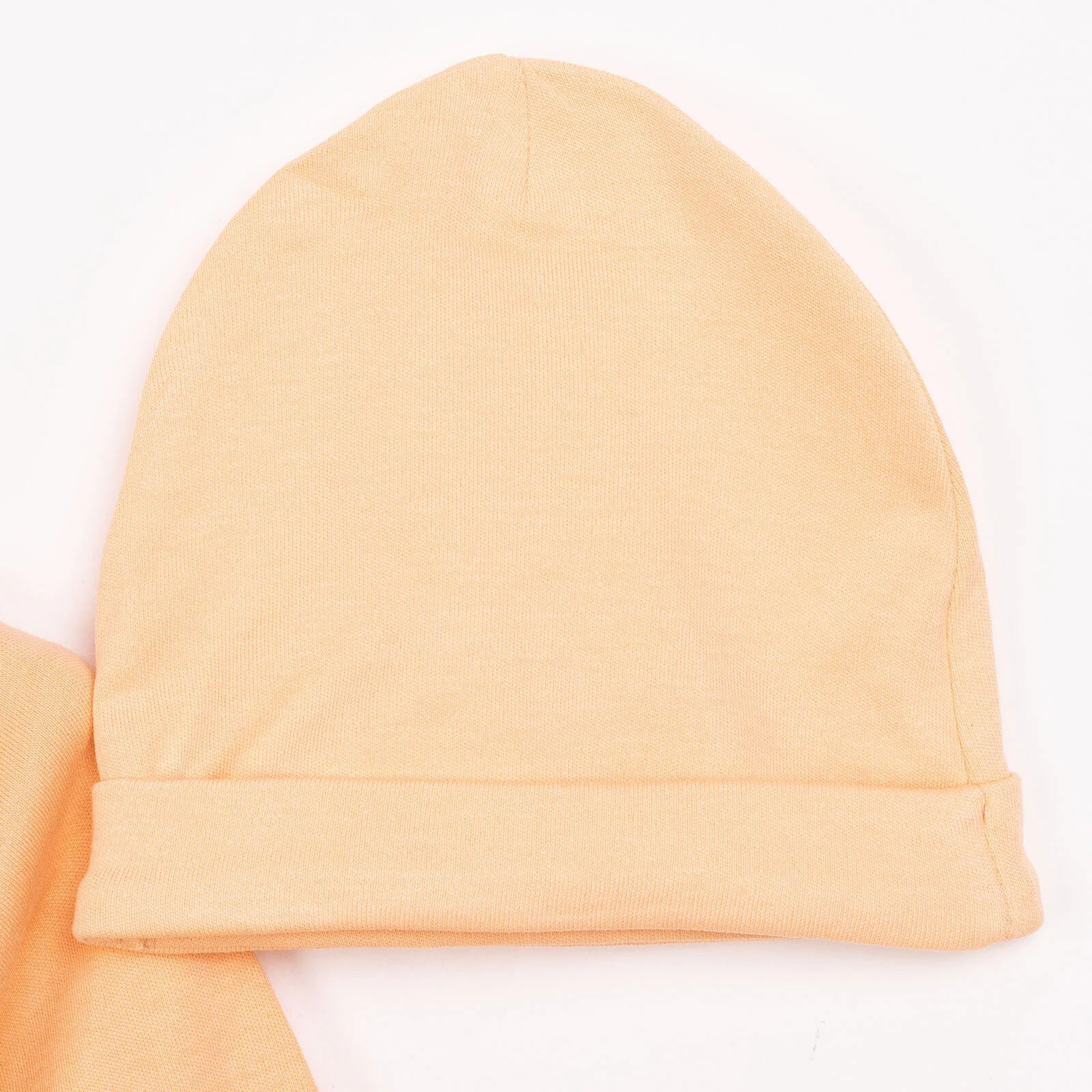 HelloBaby Newborn Organic Wrapover Top-Hat - Orange