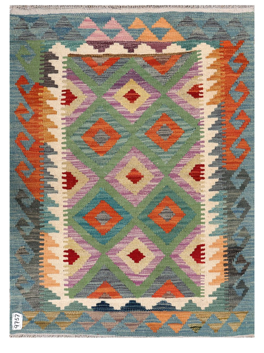 Maimana Afghanistan Kilim Rug - 115 x 85 cm - Handmade