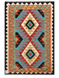 Maimana Afghanistan Kilim Rug - 129 x 86 cm - Handmade