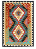 Maimana Afghanistan Kilim Rug - 128 x 88 cm - Handmade
