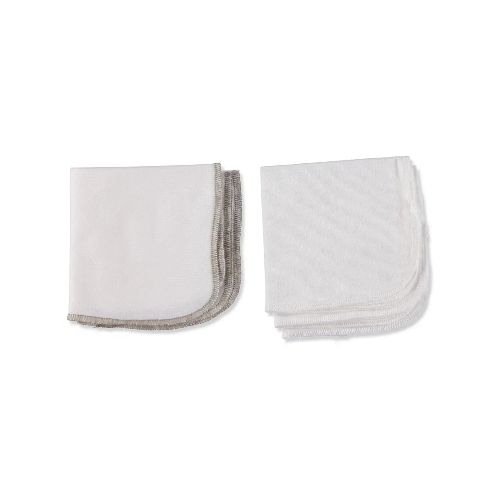 HelloBaby Baby Handkerchief 24x24cm 6-Pack Mouth Wipes - Ecru