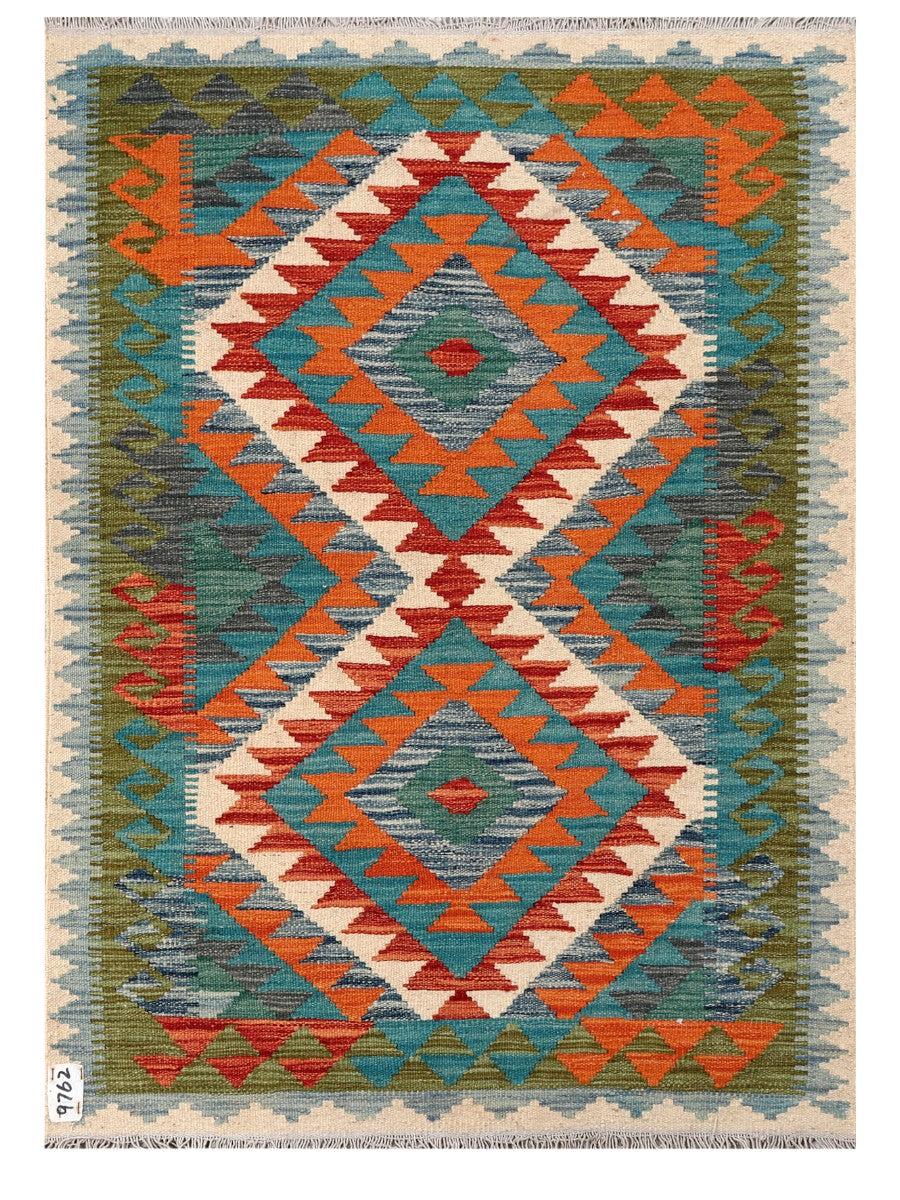 Maimana Afghanistan Kilim Rug - 120 x 86 cm - Handmade