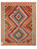Maimana Afghanistan Kilim Rug - 119 x 95 cm - Handmade