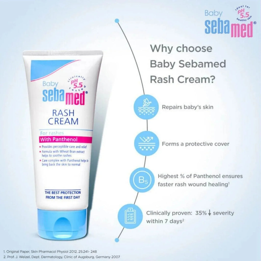 Sebamed Baby Nappy Rash Cream 100ml - Bobobiy