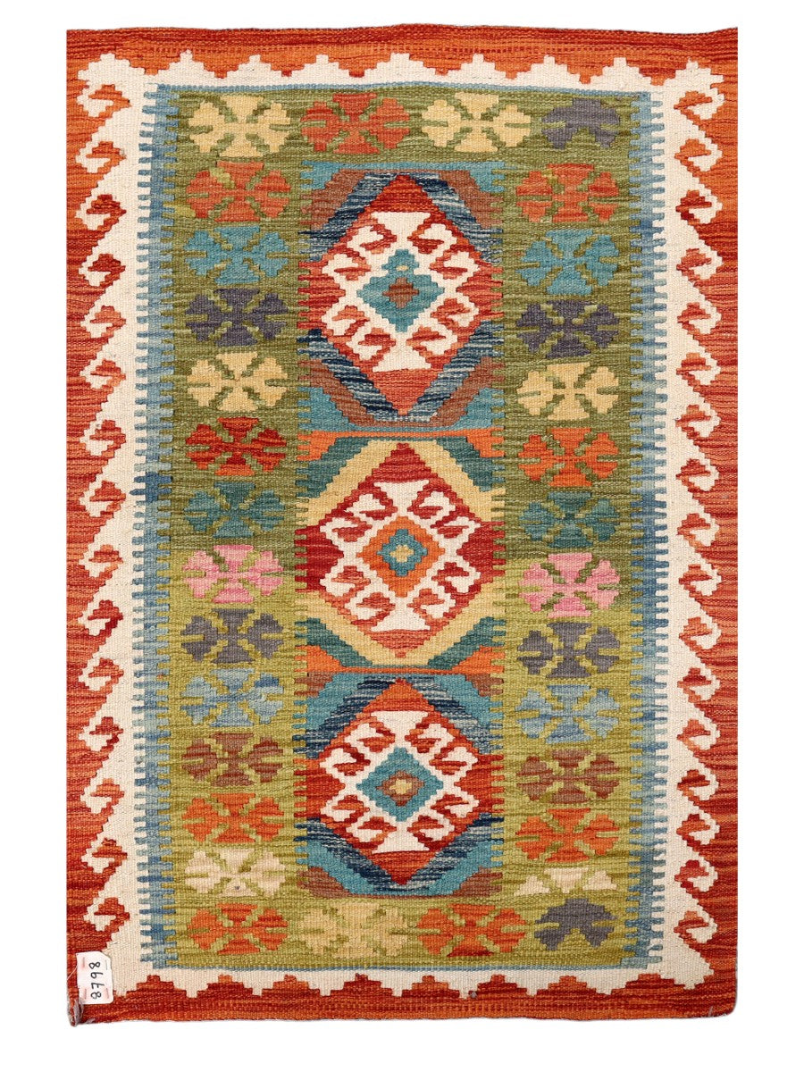 Maimana Afghanistan Kilim Rug - 124 x 82 cm - Handmade