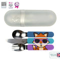 TUM TUM Travel Cutlery Set with Case - Felicity Fox