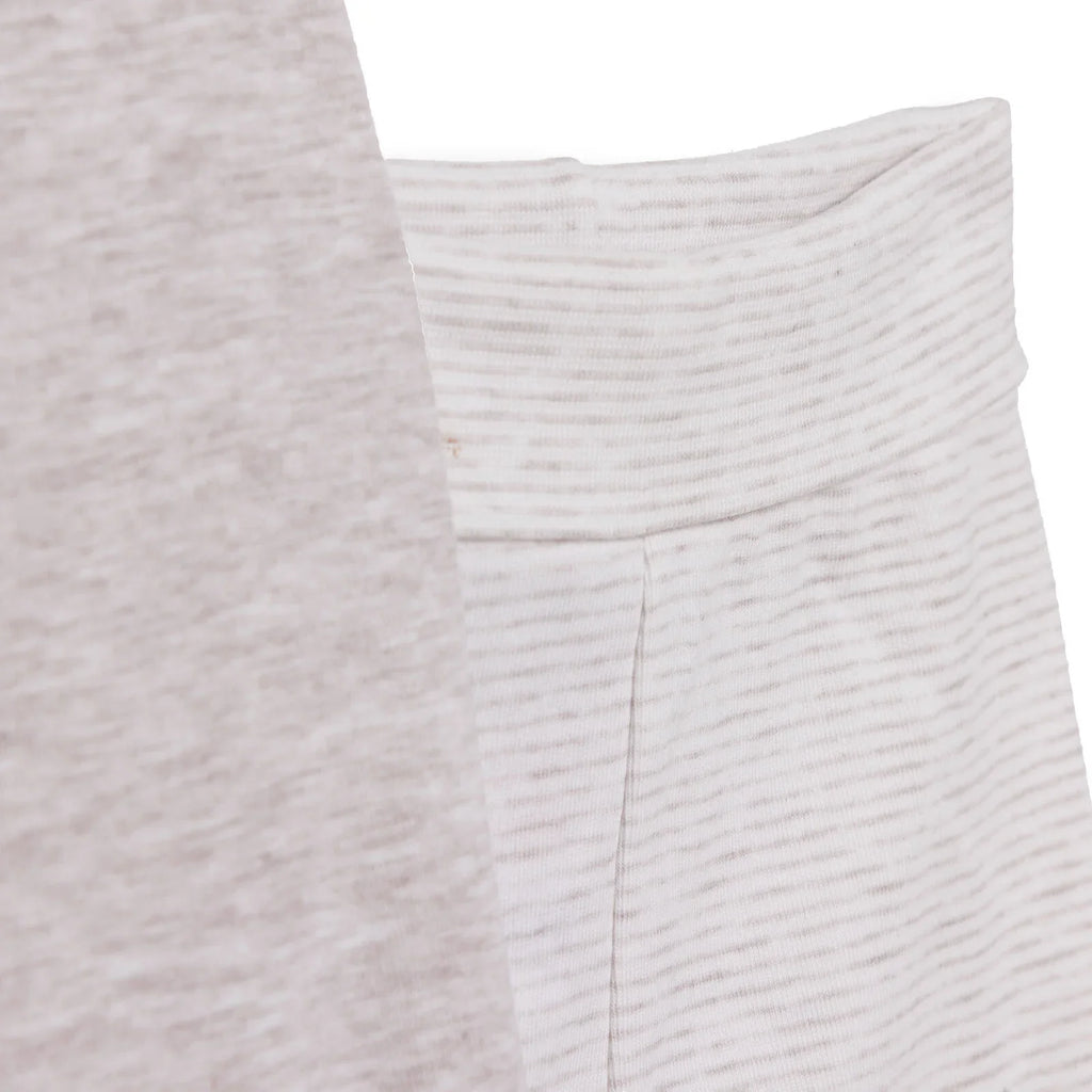 HelloBaby Unisex 2 Piece Footed Bottom - Beige