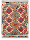 Maimana Afghanistan Kilim Rug - 122 x 87 cm - Handmade