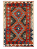 Maimana Afghanistan Kilim Rug - 118 x 77 cm - Handmade