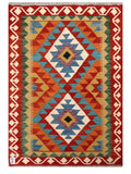 Maimana Afghanistan Kilim Rug - 127 x 88 cm - Handmade