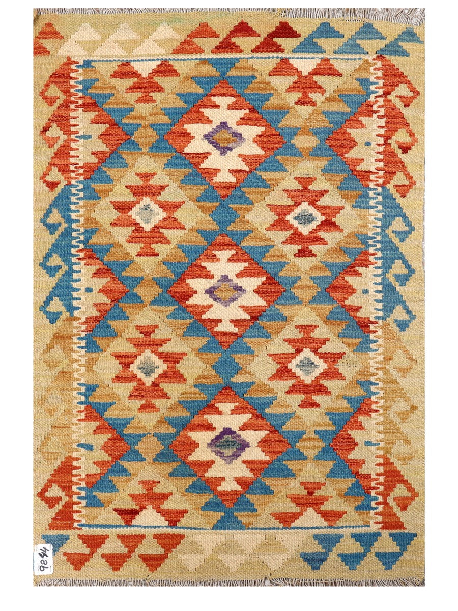 Maimana Afghanistan Kilim Rug - 121 x 82 cm - Handmade