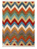 Maimana Afghanistan Kilim Rug - 120 x 83 cm - Handmade